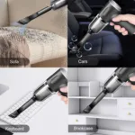 مكنسة السيارة 3 في 1 محمولة | شفط قوي 120 واط | تنظيف سيارات ومنازل وحواسيب. 3 in 1 car vacuum cleaner